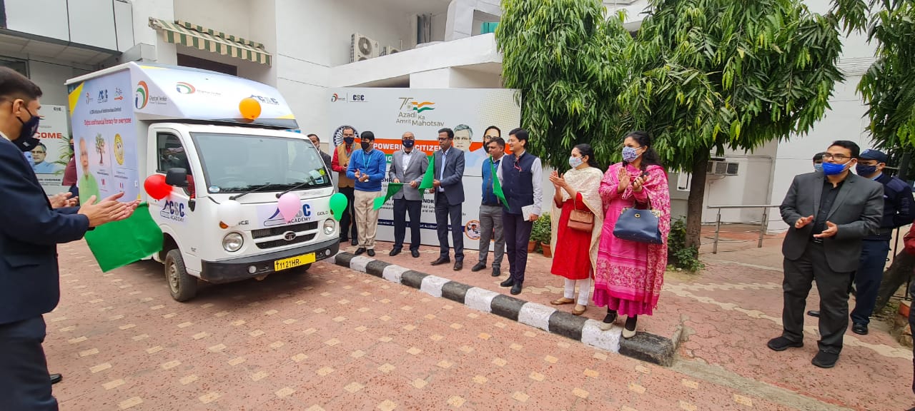 Vodafone Idea Foundation and Common Service Centres Academy Flag-Off a Mobile Van to Promote Digital and Financial Literacy 